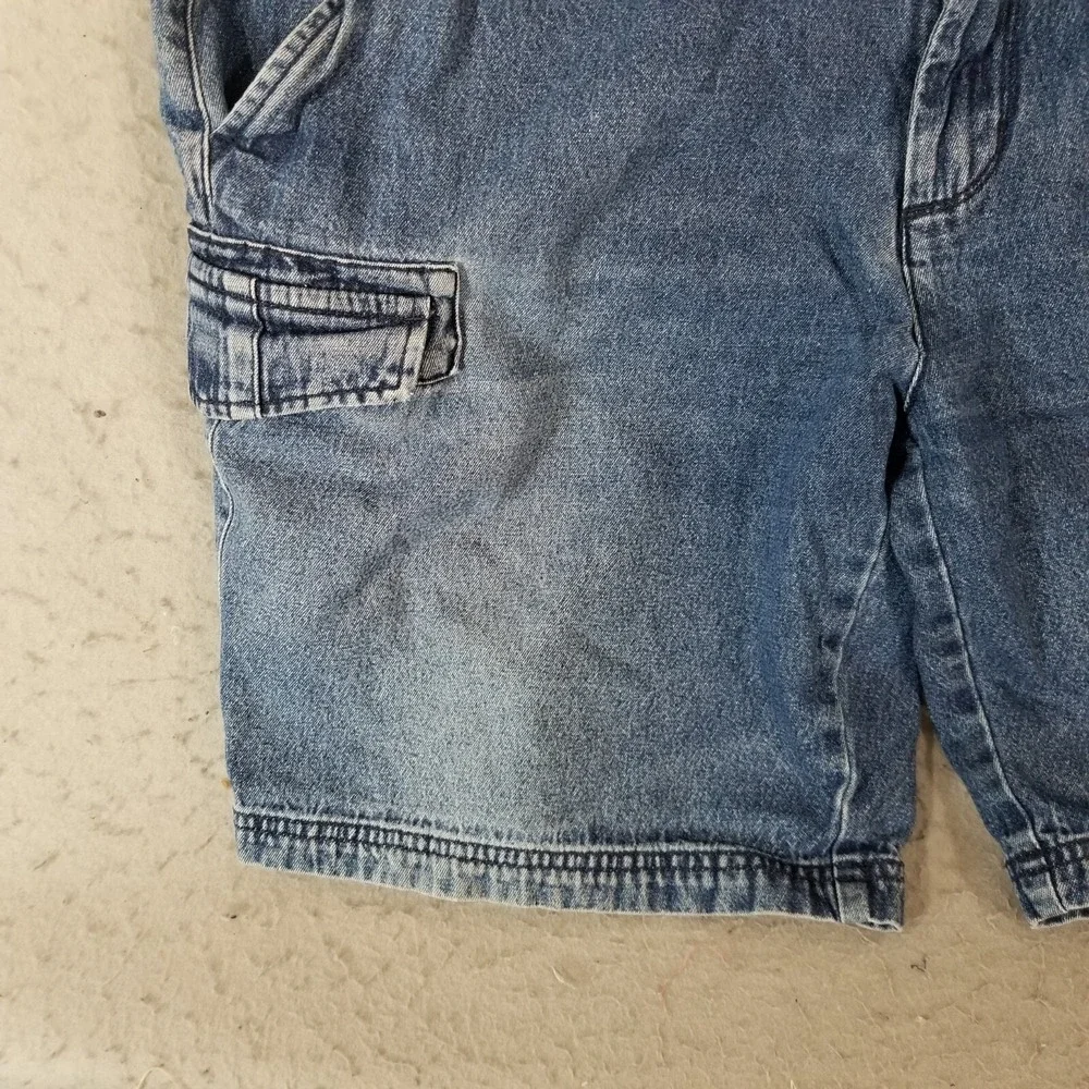 Island Republic cargo hiking shorts men's 38x9 Comfort waist blue denim outdoor‎